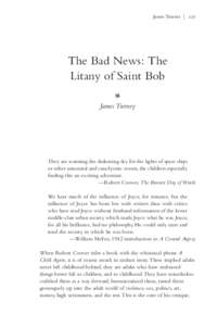 James Tierney | 227  The Bad News: The