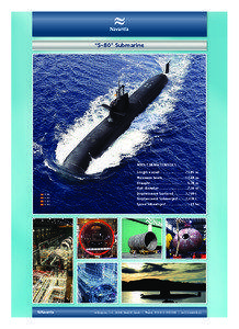 “S-80” Submarine  MAIN CHARACTERISTICS