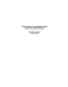 We have performed the procedures described below which were agreed to by The South Carolina Office of the State Auditor and th