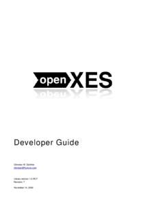 Developer Guide Christian W. Günther  Library version: 1.0 RC7 Revision: 7