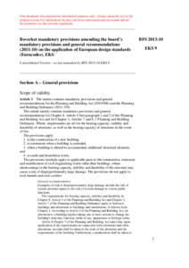 Boverkets föreskrifter om ändring i verkets byggregler (2011:6) – föreskrifter och allmänna råd;