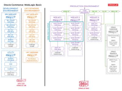 Oracle Commerce: WebLogic Basic UAT/Staging Environment DEV WEb APP