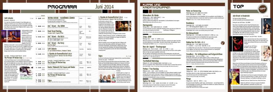Juni 2014 Uhrzeit Café Caliente   13. Juni