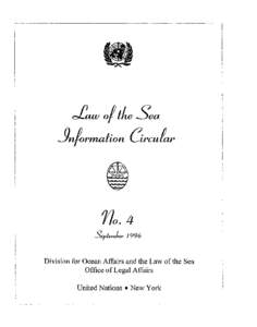 Division for Ocean Affairs and the Law of the Sea Office of Legal Affairs United Nations e