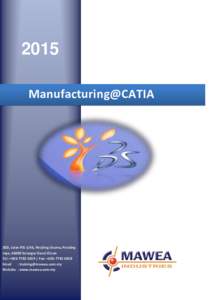 2015  Contents Manufacturing@CATIA