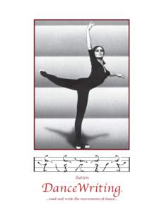 Sutton  DanceWriting ...read and write the movements of dance... 1