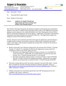 Microsoft Word - Opp  WS AQ Monthly Report _10-2010_-Draft.doc