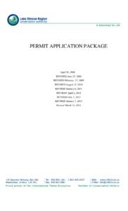 Permit Application Package