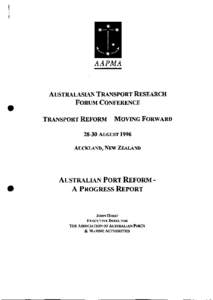 I AAPMA •  AUSTRALASIAN TRANSPORT RESEARCH