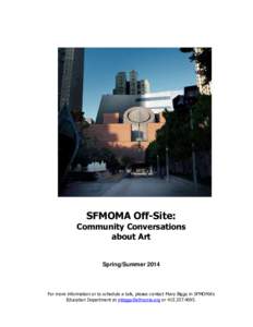 SFMOMA Offsite: Community Conversations about Art