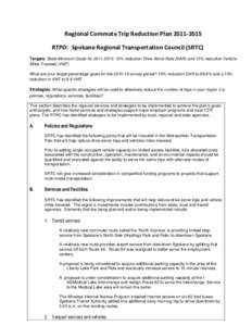 Microsoft Word - SRTC Regional CTR Plan Update 2013