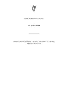 STATUTORY INSTRUMENTS.  S.I. No. 392 of 2014 ————————