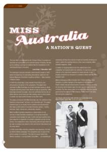 Cerebral Palsy Alliance / Australia / Miss Australia / Tania Verstak / Beauty pageant