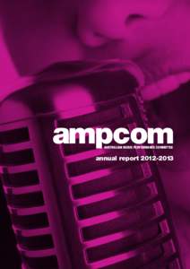 ampcom Australian Music Performance Committee annual report[removed]