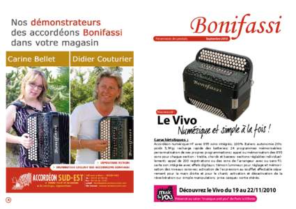 Présentation des produits  Bonifassi Septembre[removed]Nouveauté :