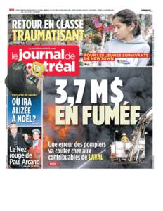 82~ + TAXES I EDITION PROVINCIALE 91 C+ TAXES I ABITIBI ET LES [LES DE LA HADB.BKE 1.32S +TAXES ! FlORIDE 2.36S US 1 HONTRÉAl l HARDI lB DÉCEMBRE 20U 1 VOL. XLIX N