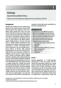 Anatomy / MHC Class II / Multiple sclerosis / Vitamin D / HLA-DR / Epstein–Barr virus / Human leukocyte antigen / Autoimmunity / Stephen L. Hauser / Biology / Immunology / Medicine