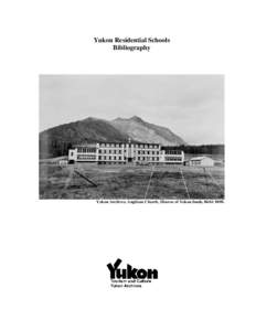 Yukon Residential Schools Bibliography