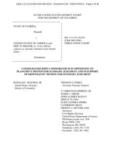 Case 1:11-cv[removed]CKK-MG-ESH Document 140 Filed[removed]Page 1 of 35  IN THE UNITED STATES DISTRICT COURT FOR THE DISTRICT OF COLUMBIA