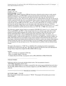 Extracted from Lucius, J.E. and Powers, M.H., 2002, GPR Data Processing Computer Software for the PC: U.S. Geological Survey Open-File Report[removed], 101 p. 1  GPR_XFRM