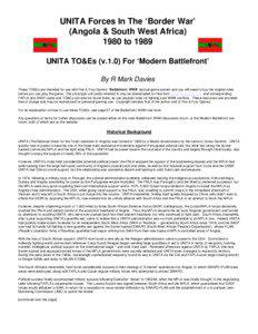 Military history of Angola / Blood diamonds / MPLA / Angola–South Africa relations / Armed Forces for the Liberation of Angola / Angolan Civil War / UNITA / Jonas Savimbi / Cuban intervention in Angola / Politics of Angola / Angola / Africa