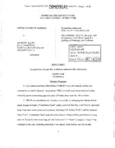 Superseding Indictment: U.S. v. Anthony Allen, et al.