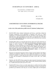 Environment / Climate change in the European Union / Emissions trading / European Union Emission Trading Scheme / European Free Trade Association / European Economic Area / European Union / EFTA Court / EU Allowances / Climate change policy / Carbon finance / Climate change