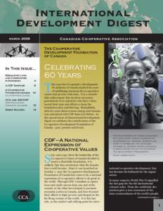 International Development Digest Canadian Co-operative Association march 2008