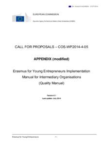 Business / Social enterprise / Educational policies and initiatives of the European Union / Erasmus Programme / Desiderius Erasmus / Erasmus for Young Entrepreneurs / Entrepreneurship