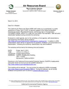 California / Fuels / Low-carbon economy / Low-carbon fuel standard / California Air Resources Board / California Environmental Protection Agency / Sacramento /  California / Environment / Environment of California / Air pollution in California / Emission standards