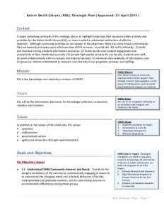 Case Western Reserve University / Academia / Information / Education in the United States / Education in Ohio / OhioLINK / Information literacy