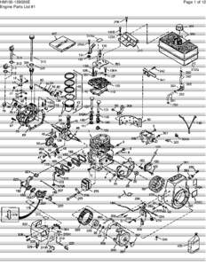 HM100-159026E Engine Parts List #1 Page 1 of 12  HM100-159026E