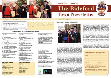 Winter[removed]Issue 32 The Bideford