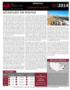 GREENVILLE  SUMMARY REPORT Q32014