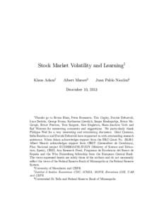 Economics / Stock market / Financial markets / Behavioral finance / Share price / Volatility / Equity premium puzzle / Futures contract / Risk premium / Financial economics / Finance / Mathematical finance