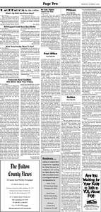 Page Two Letters To The Editor What’s Up With Gas Prices Here? To The Editor: Wake up Fulton County! Why is it when gas prices went up in