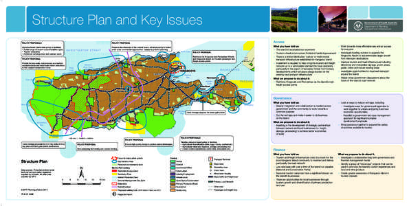 Structure Plan and Key Issues Access Outcome based island wide policy to facilitate: • A wide range of tourism accommodation types • Tourism attractions