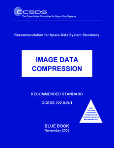 Recommendation for Space Data System Standards  IMAGE DATA COMPRESSION  RECOMMENDED STANDARD