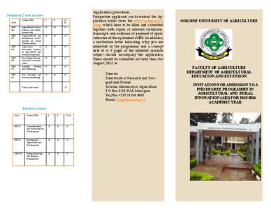 Sokoine University of Agriculture / Land management / Agriculture / Development / Agricultural extension / Rural development / Education / Rural community development / Association of Commonwealth Universities / Morogoro
