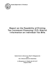 Microsoft Word - TIF feasibility report080708.doc