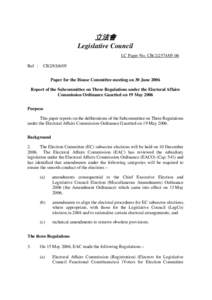 立法會 Legislative Council LC Paper No. CB[removed]Ref :  CB2/SS/6/05