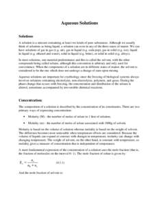 Chemical properties / Amount of substance / Chemical engineering / Colligative properties / Solubility / Molality / Freezing-point depression / Boiling-point elevation / Activity / Chemistry / Physical chemistry / Solutions