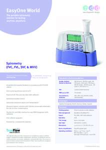 Respiratory physiology / Medicine / Respiratory therapy / Pulmonary function testing / Health care / Spirometry / Clinical medicine / FEV1/FVC ratio / Standards organizations / Health Level 7 / Flow measurement / PEF