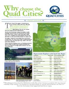 Why choose the Quad Cities? Where I-80 Crosses the Mississippi T