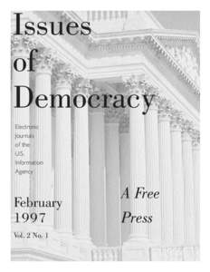Issues of Democracy Electronic Journals of the