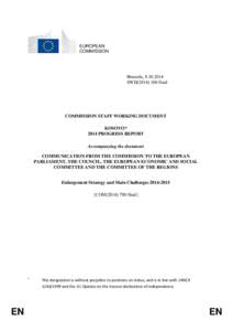 EUROPEAN COMMISSION Brussels, [removed]SWD[removed]final