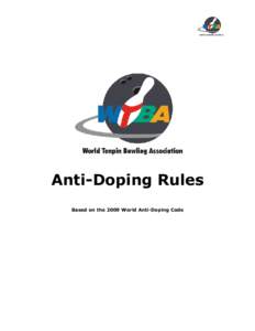 THE ANTI-DOPING RULES OF THE INTERNATIONAL FEDERATION