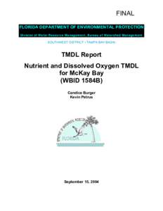 McKay Bay Nutrient TMDL[removed]