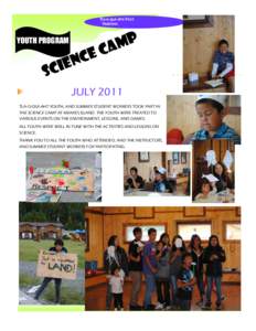 Tla-o-qui-aht First Nations YOUTH PROGRAM  E