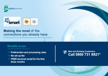 Rates for ActSmart Gold & Platinum Subscribers Headline Rates Annual Card Turnover